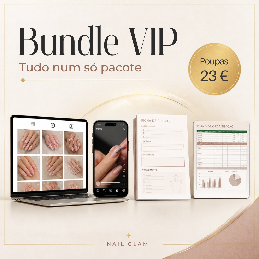 Bundle VIP: kit completo para nail designers